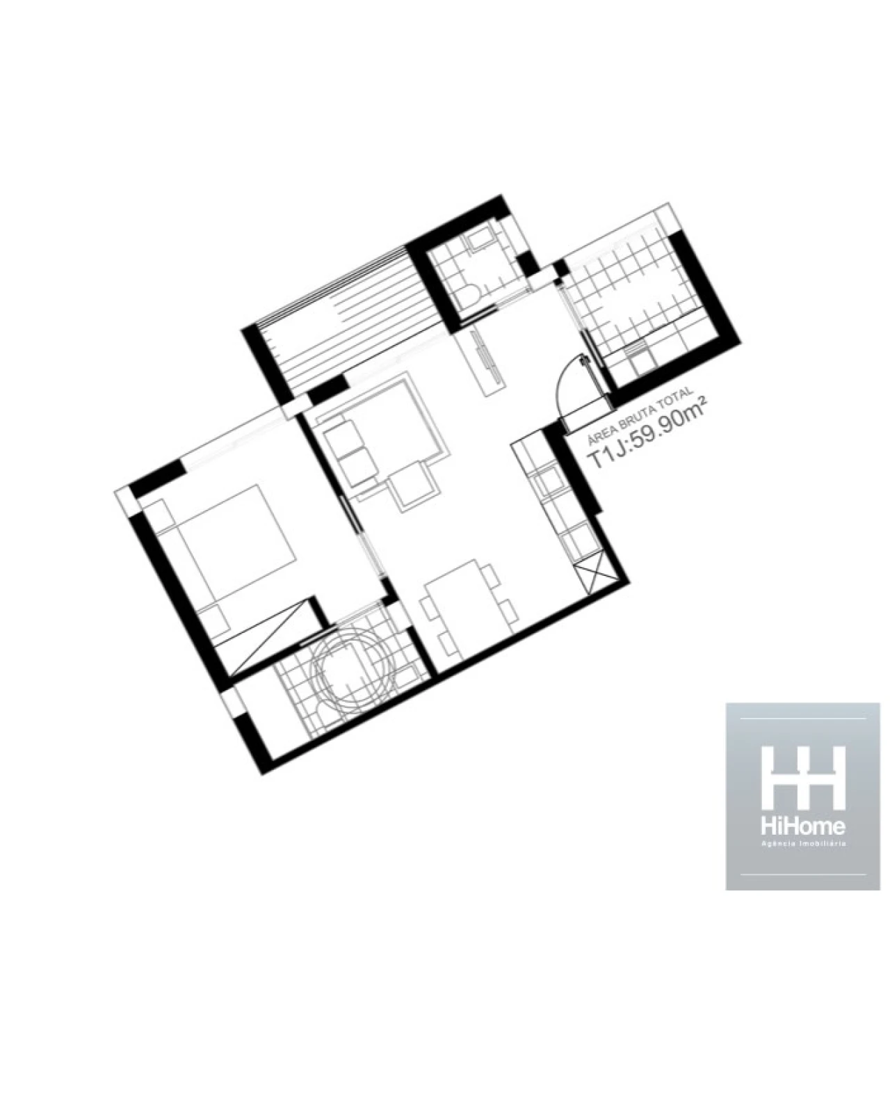 Apartamento T1 para Venda em São Martinho Foto 37