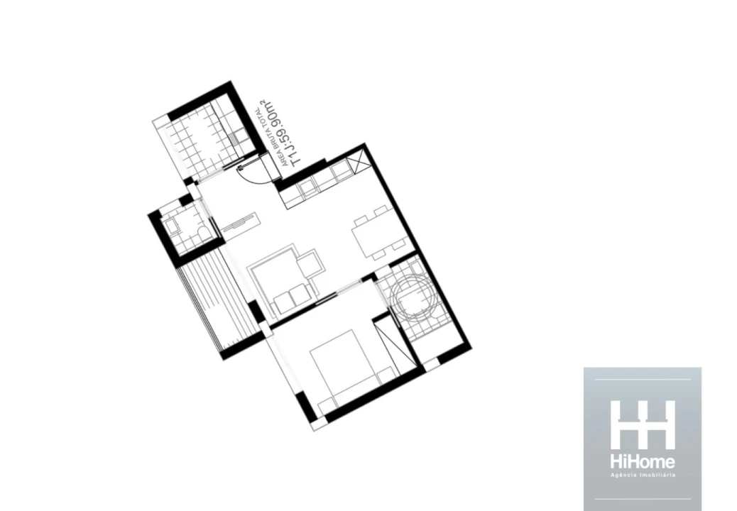 Apartamento T1 para Venda em São Martinho Foto 36
