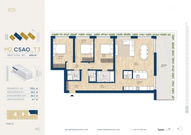 Apartamento T3 para Venda em Canidelo