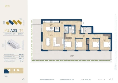 Apartamento T3 para Venda em Canidelo