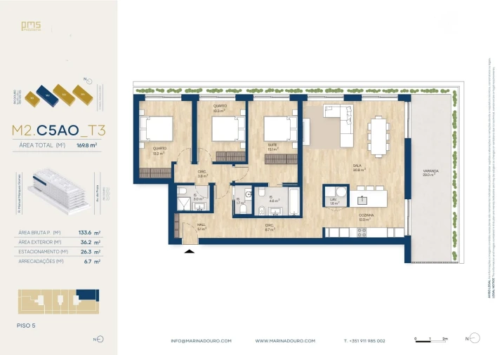Apartamento T3 para Venda em Canidelo Foto 41