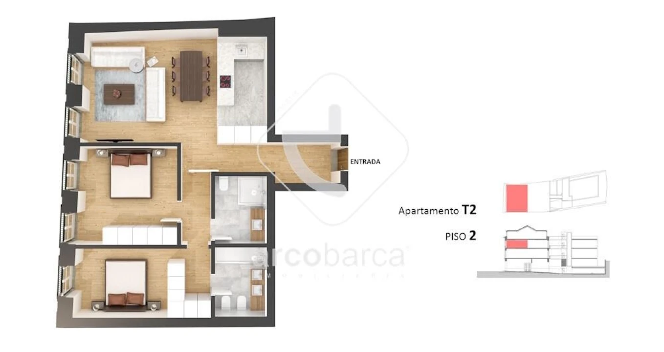 Apartamento T2 para Venda em Arca e Ponte de Lima Foto 13
