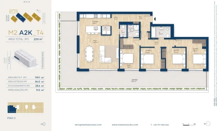 Apartamento T4 para Venda em Canidelo