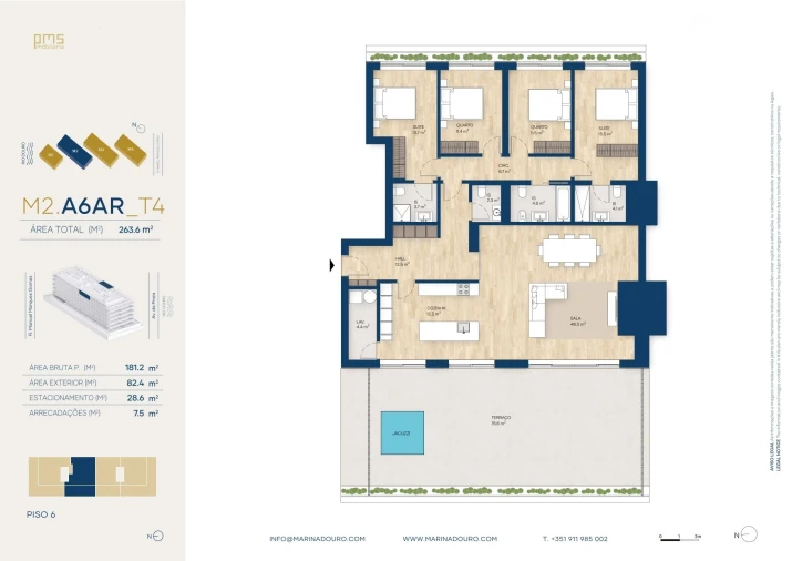 Apartamento T4 para Venda em Canidelo Foto 41