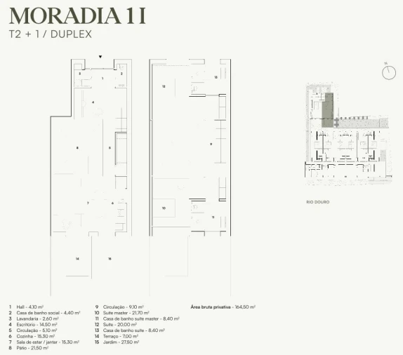 Moradia T2 para Venda em Lordelo do Ouro e Massarelos Planta 1