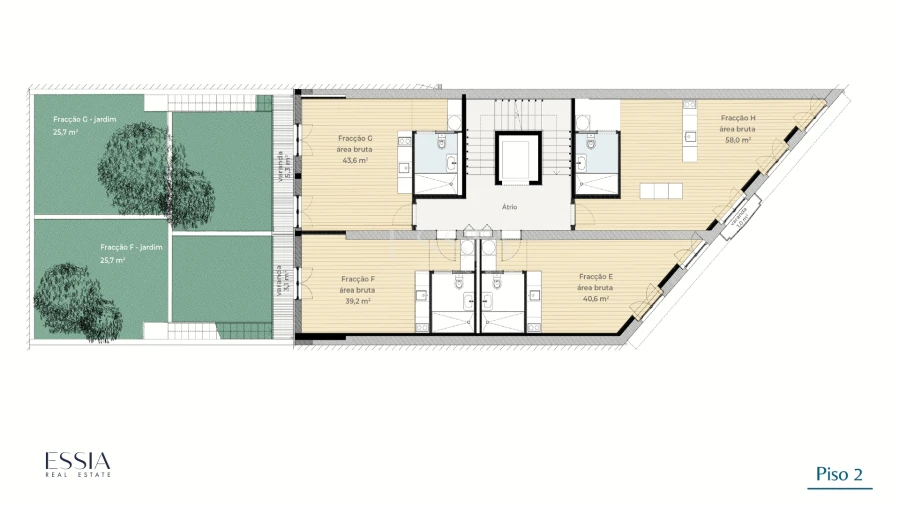 Apartamento T0 para Venda em Paranhos Planta 1
