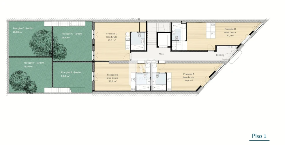 Apartamento T0 para Venda em Paranhos Foto 9