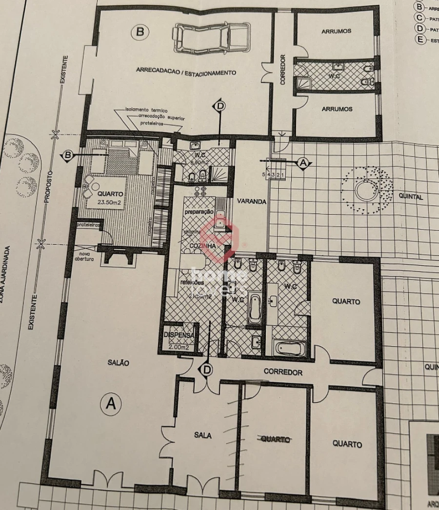 Quinta T4 para Venda em Azeitão (São Lourenço e São Simão) Planta 2
