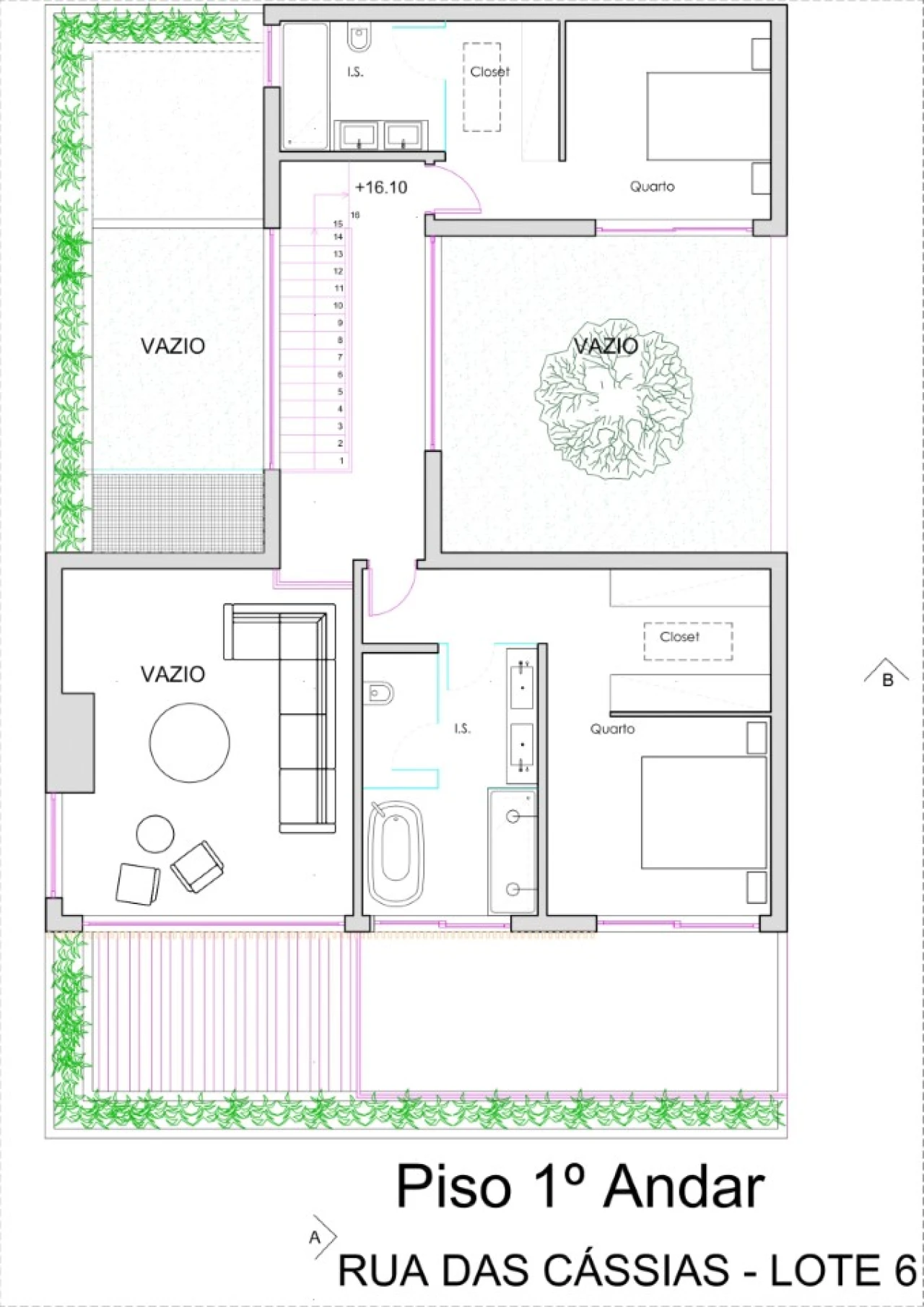 Moradia T4 para Venda em Quarteira Planta 4