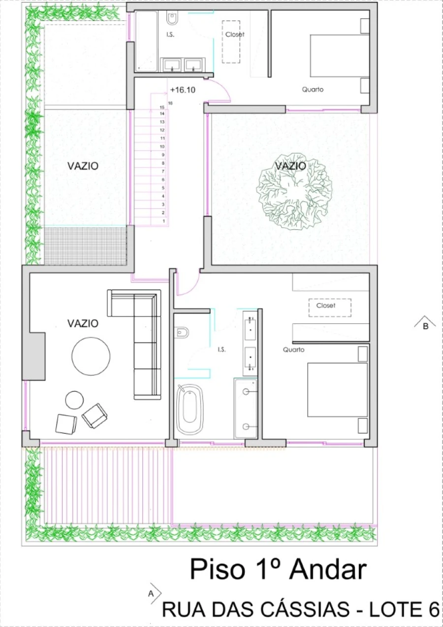 Moradia T4 para Venda em Quarteira Planta 4