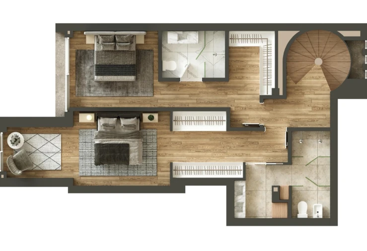 Apartamento T2 para Venda em Cedofeita, Santo Ildefonso, Sé, Miragaia, São Nicolau e Vitória Planta 1