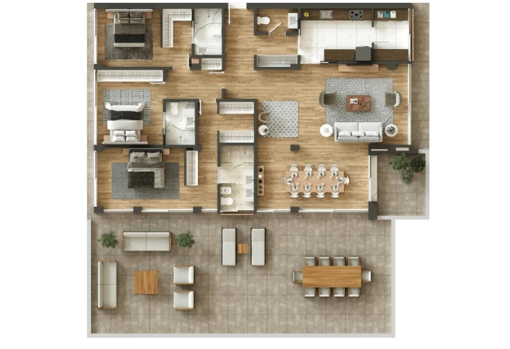 Apartamento T3 para Venda em Cedofeita, Santo Ildefonso, Sé, Miragaia, São Nicolau e Vitória Planta 1