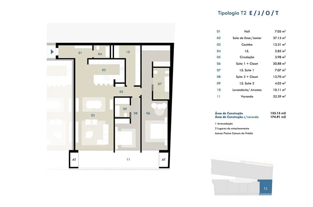 Apartamento T2 para Venda em Camara de Lobos Foto 19