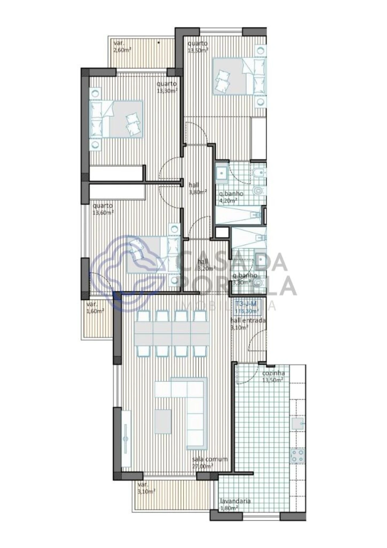 Apartamento T3 para Venda em Foz do Sousa e Covelo Foto 16