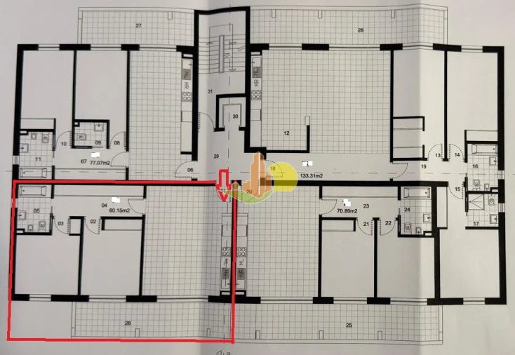Apartamento T2 para Venda em Tavarede Foto 28