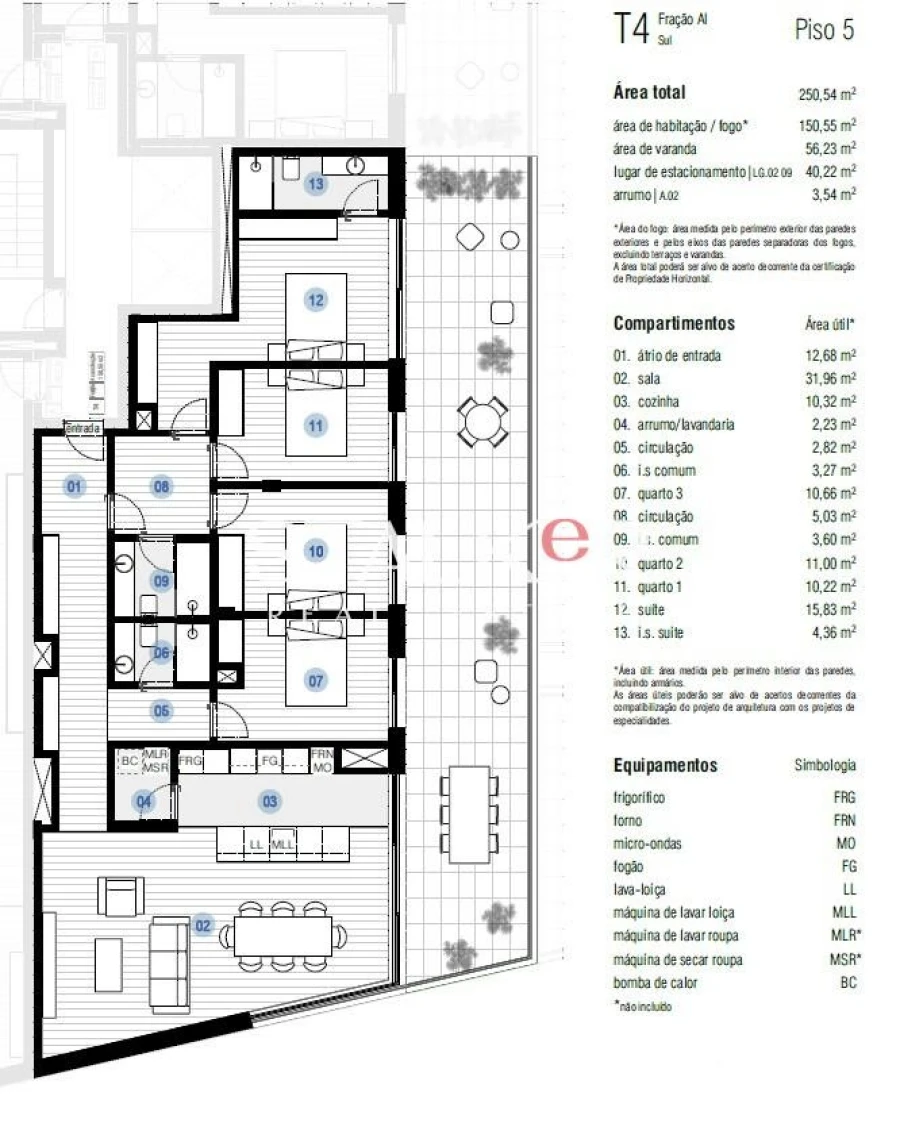 Apartamento T4 para Venda em Canidelo Foto 20