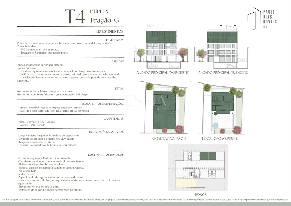 Apartamento T4 para Venda em Lordelo do Ouro e Massarelos Planta 2