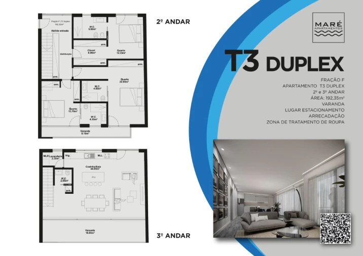 Apartamento T3 para Venda em Gafanha da Nazaré Planta 1
