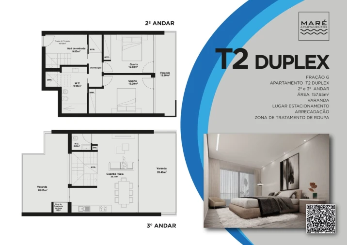 Apartamento T2 para Venda em Gafanha da Nazaré Planta 1