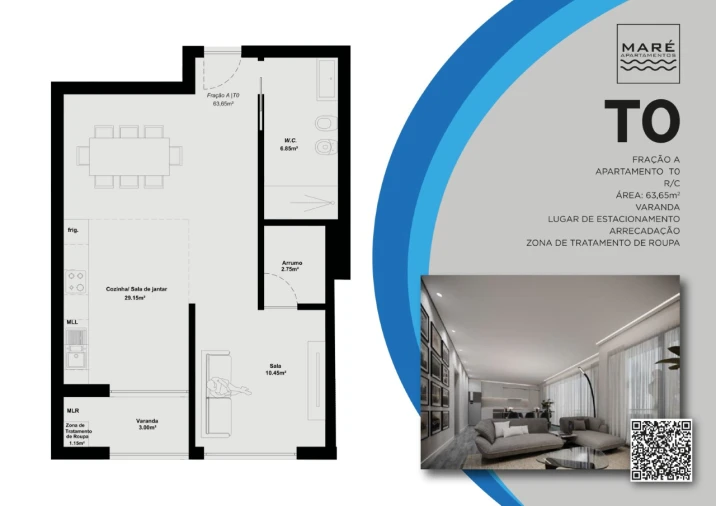 Apartamento para Venda em Gafanha da Nazaré Planta 1