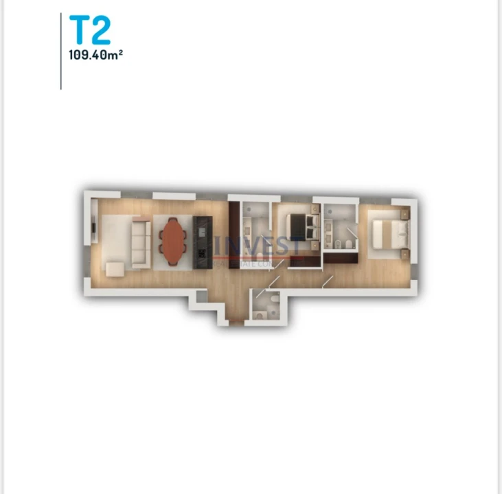Apartamento T2 para Venda em Vila do Conde Foto 17