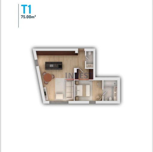 Apartamento T1 para Venda em Vila do Conde Foto 16