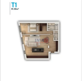Apartamento T1 para Venda em Vila do Conde