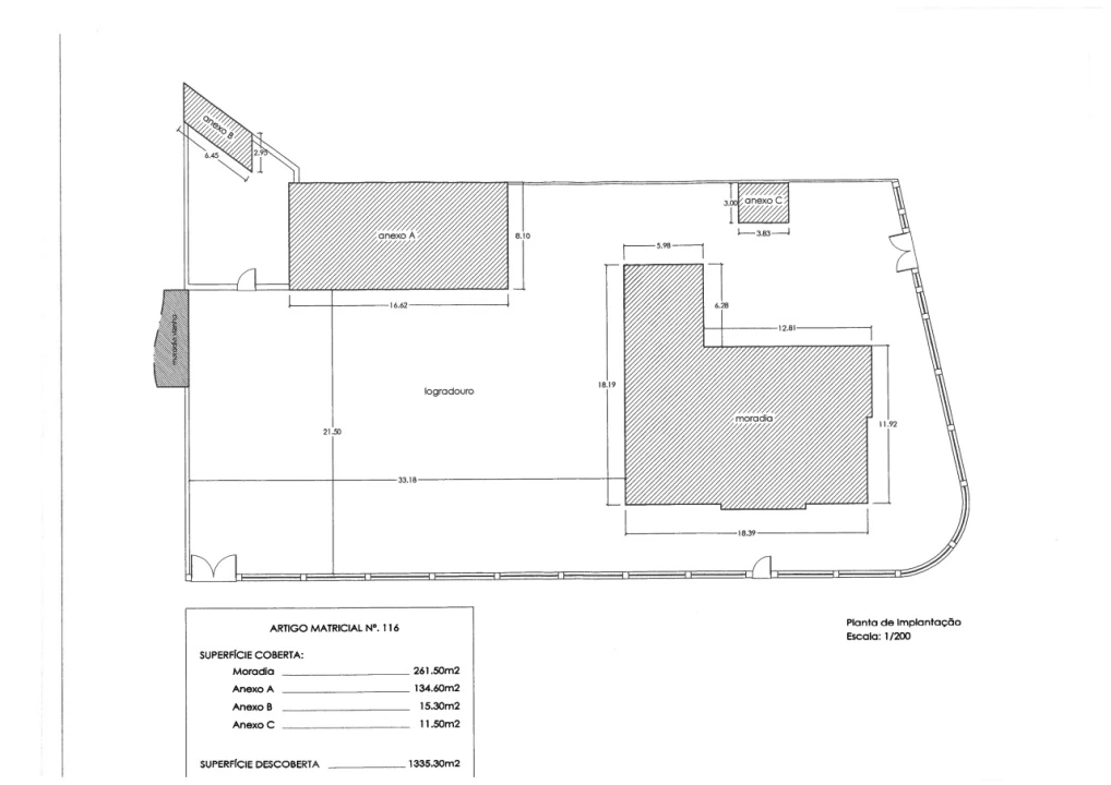 Moradia T6 para Venda em Estremoz (Santa Maria e Santo André) Planta 6