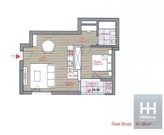 Apartamento T1 para Venda em Funchal (Santa Luzia)