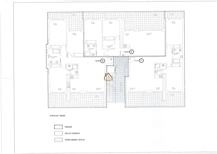 Apartamento T2 para Venda em Lagos (São Sebastião e Santa Maria) Planta 1