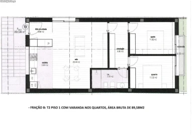 Apartamento T2 para Venda em Custóias, Leça do Balio e Guifões