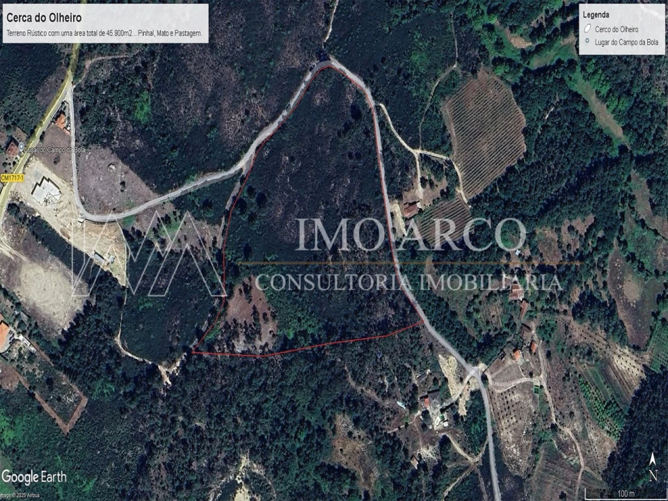 Terreno Agricola ou Rústico para Venda em Pedraça Foto 2