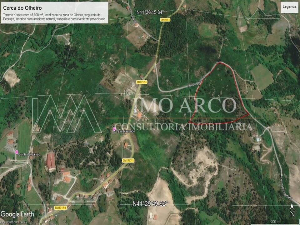 Terreno Agricola ou Rústico para Venda em Pedraça Foto 22