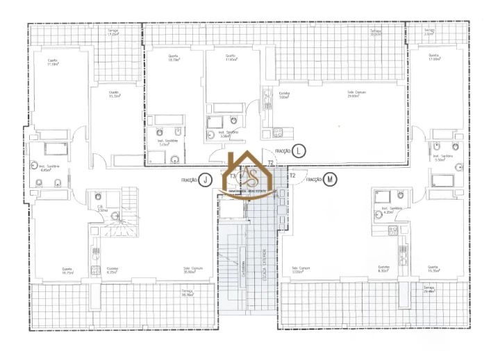 Apartamento T2 para Venda em Lagos (São Sebastião e Santa Maria) Planta 3