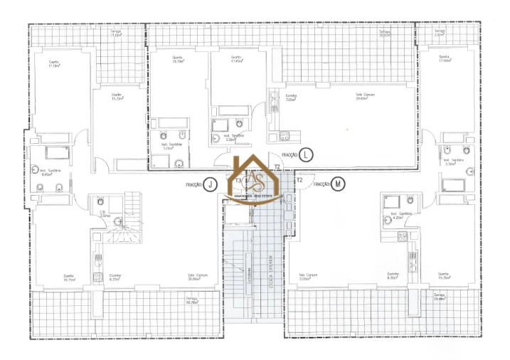 Apartamento T2 para Venda em Lagos (São Sebastião e Santa Maria) Planta 3