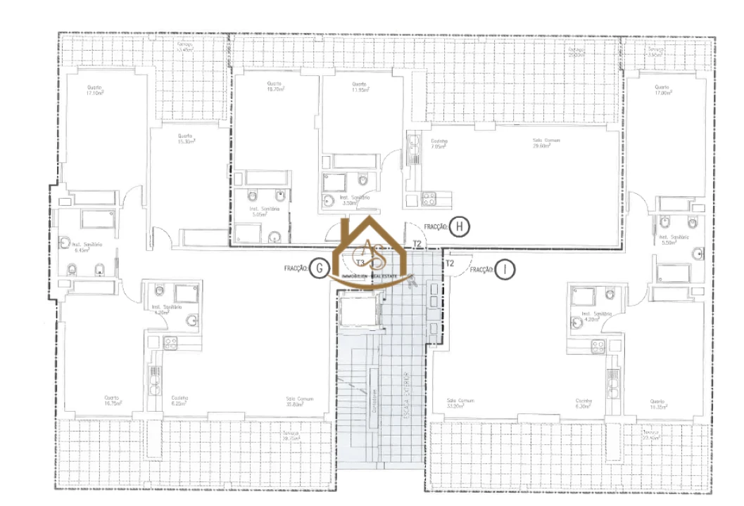 Apartamento T2 para Venda em Lagos (São Sebastião e Santa Maria) Planta 2