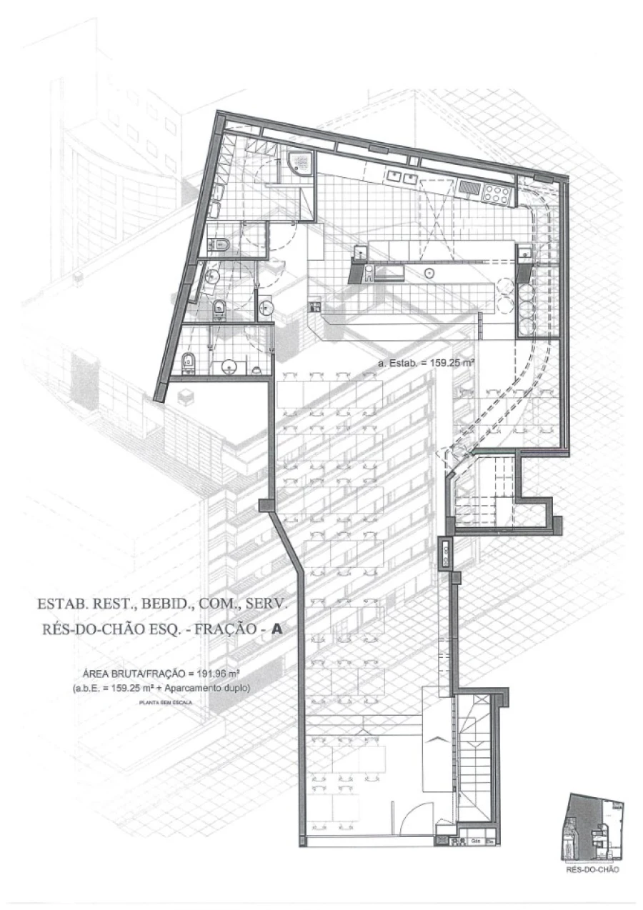 Loja para Arrendamento em Cidade da Maia Planta 1