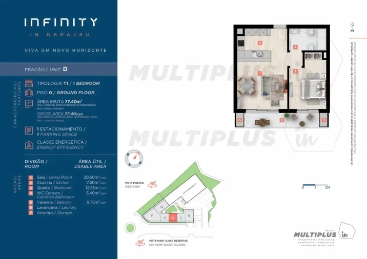 Apartamento T1 para Venda em Caniço Foto 4