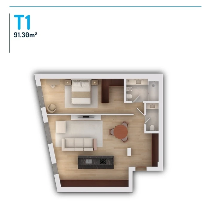 Apartamento T2 para Venda em Vila do Conde Foto 16