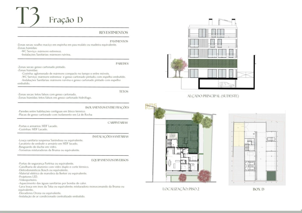 Apartamento T3 para Venda em Lordelo do Ouro e Massarelos Planta 2