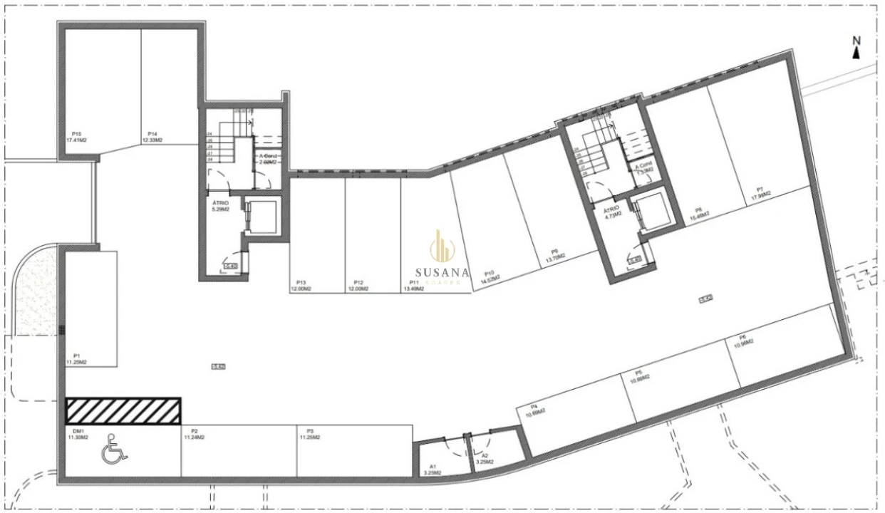 Apartamento T1 para Venda em Viseu Foto 5