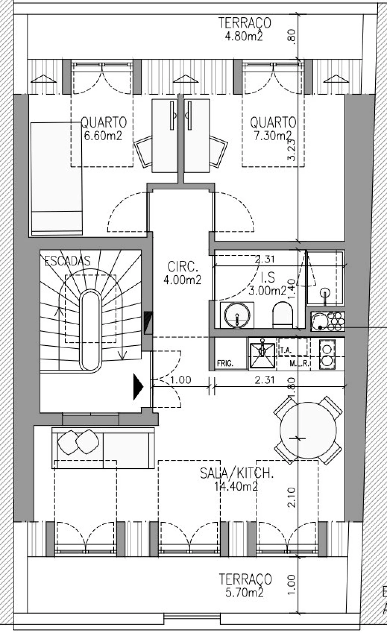 Apartamento T2 para Venda em São Vicente Foto 15