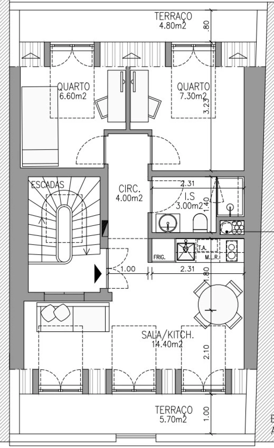 Apartamento T2 para Venda em São Vicente Foto 15