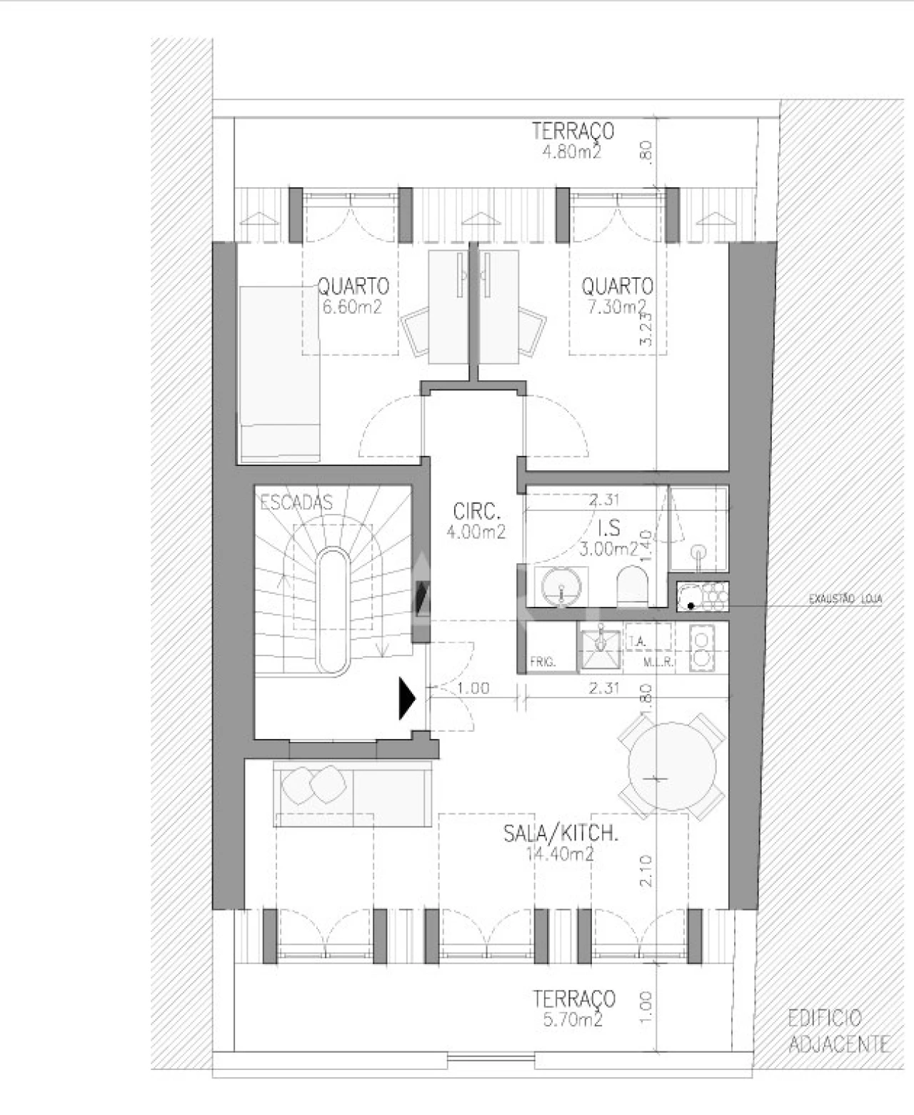 Apartamento T2 para Venda em São Vicente Foto 25