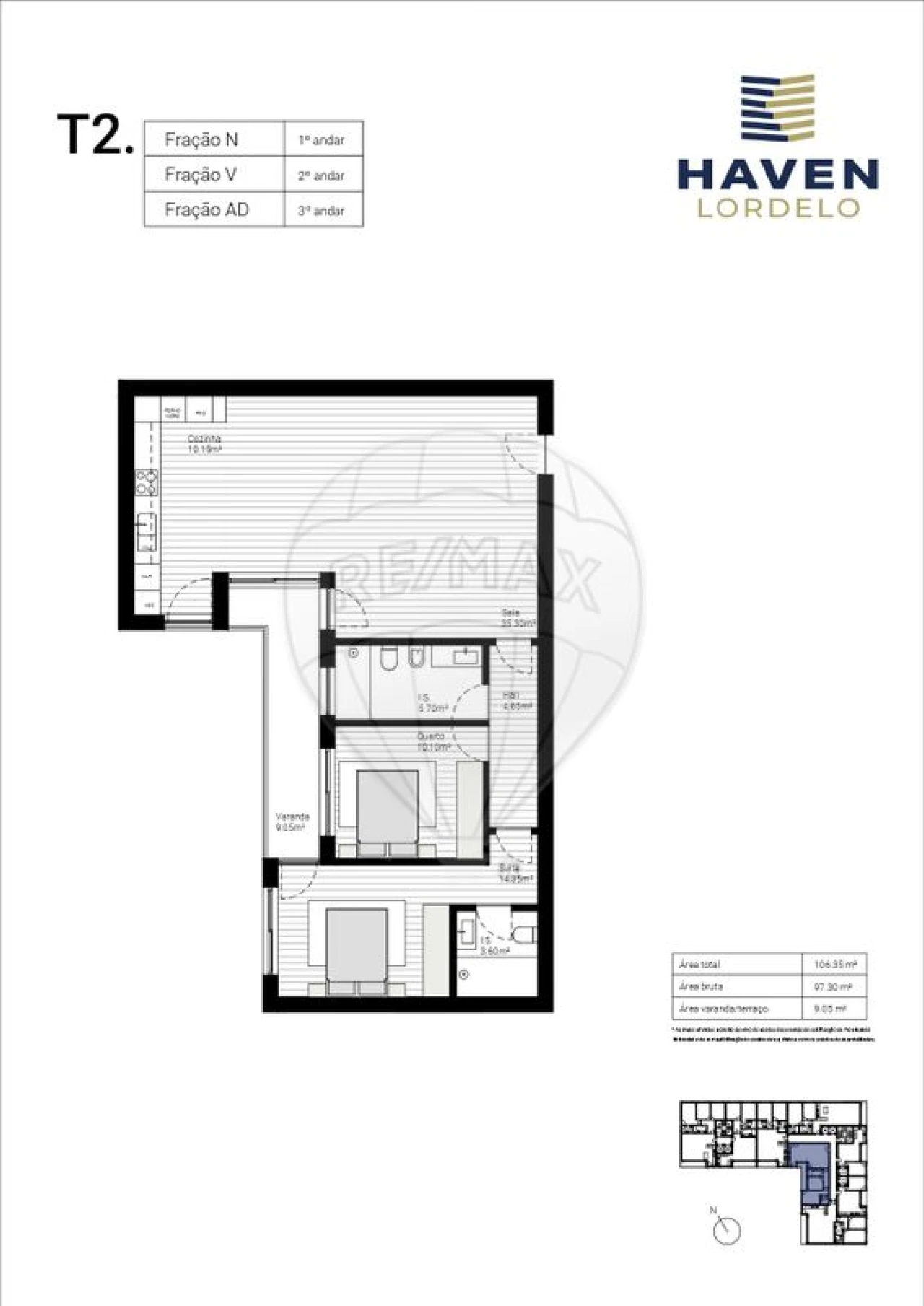 Apartamento T2 para Venda em Lordelo Foto 14