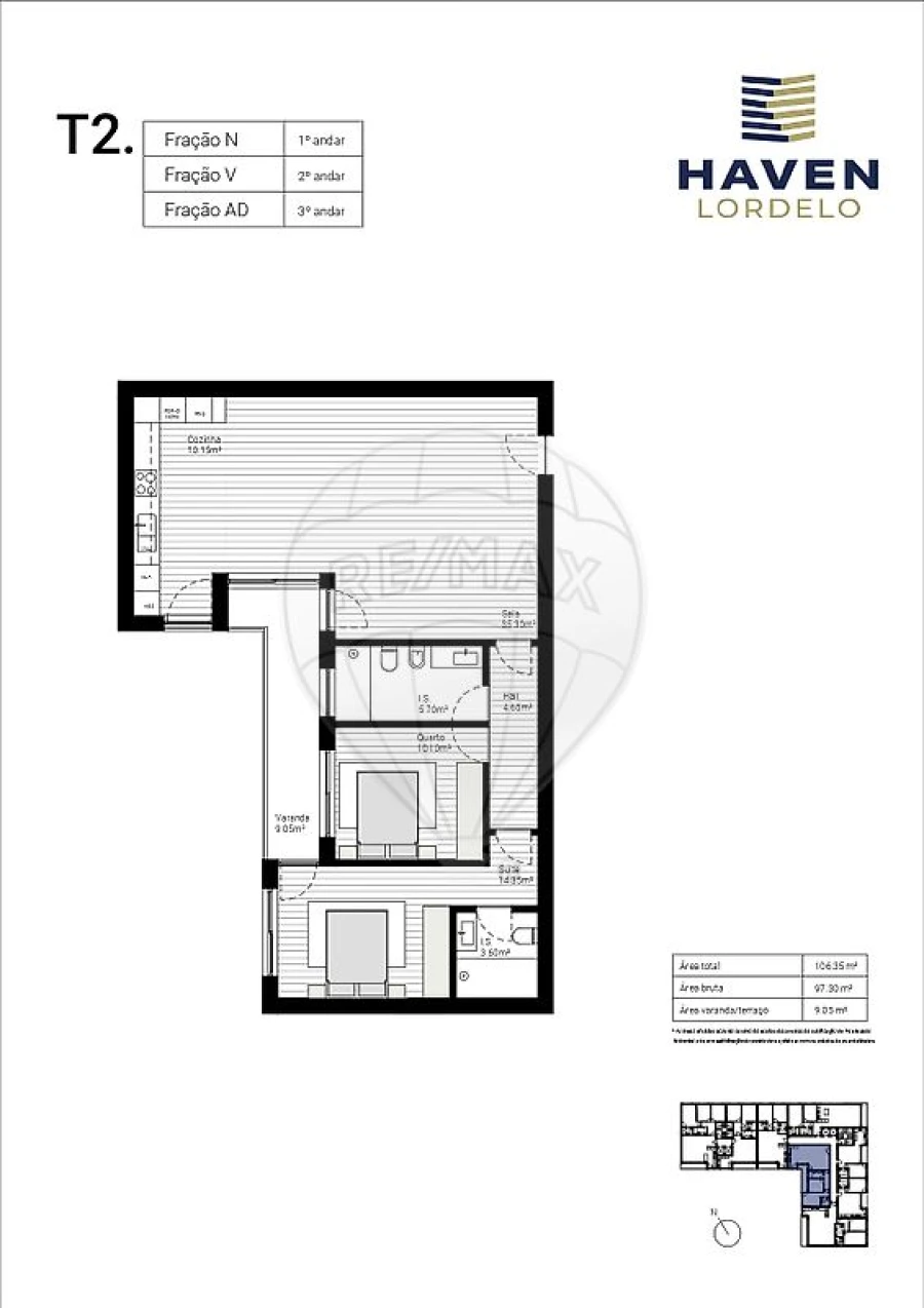 Apartamento T2 para Venda em Lordelo Foto 14