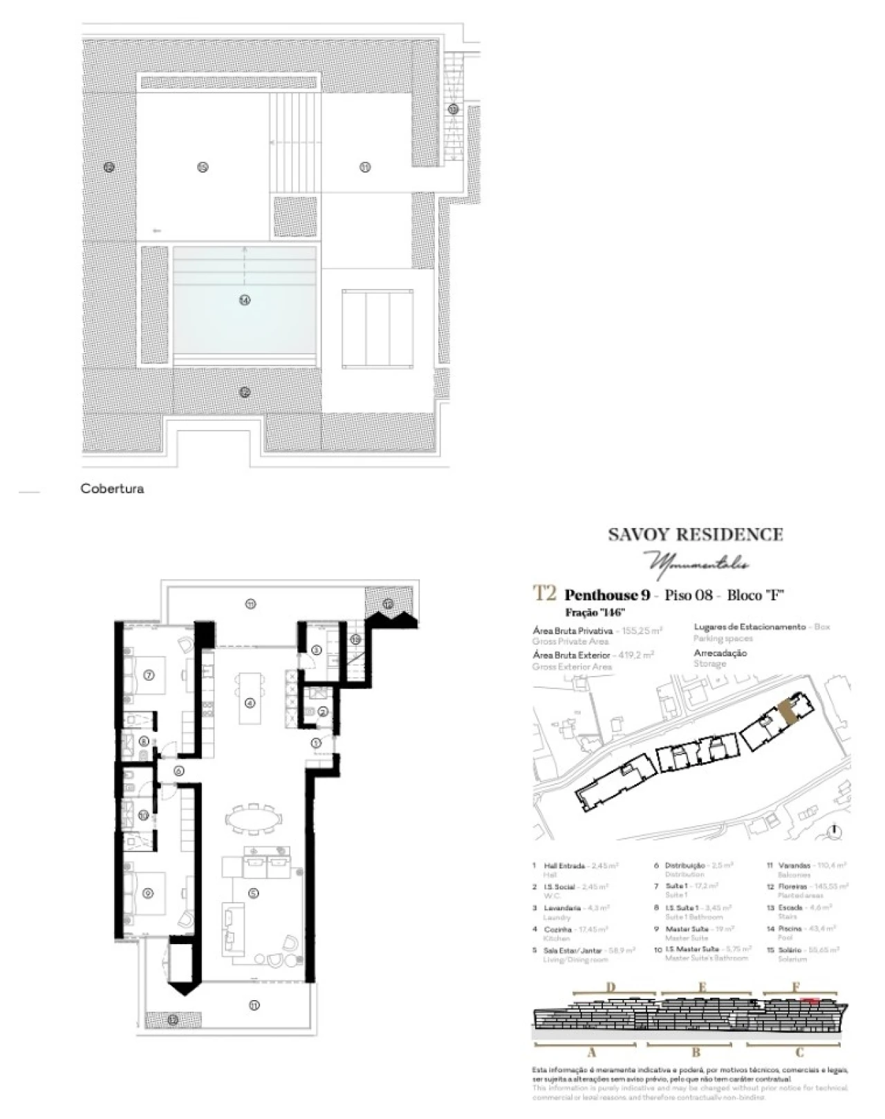Apartamento T2 para Venda em São Martinho Planta 3