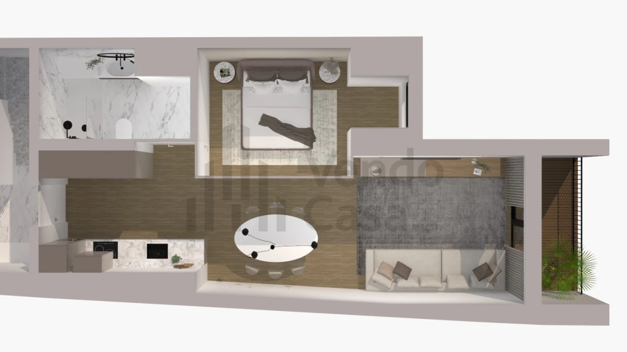 Apartamento T2 para Venda em São Vitor (Braga) Foto 39