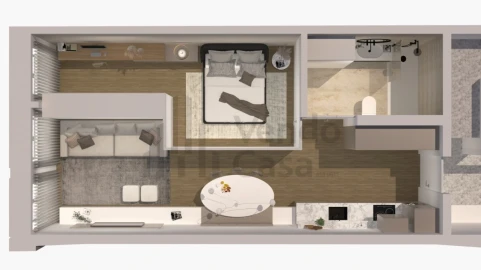 Apartamento T2 para Venda em São Vitor (Braga)
