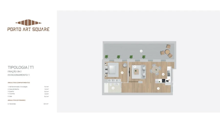 Apartamento T1 para Venda em Cedofeita, Santo Ildefonso, Sé, Miragaia, São Nicolau e Vitória Foto 25